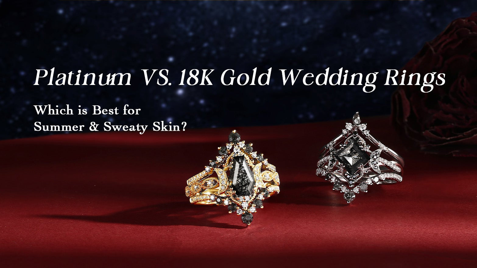 Platinum VS. 18K Gold Engagement Rings: Which is Best for Summer & Sweaty Skin?