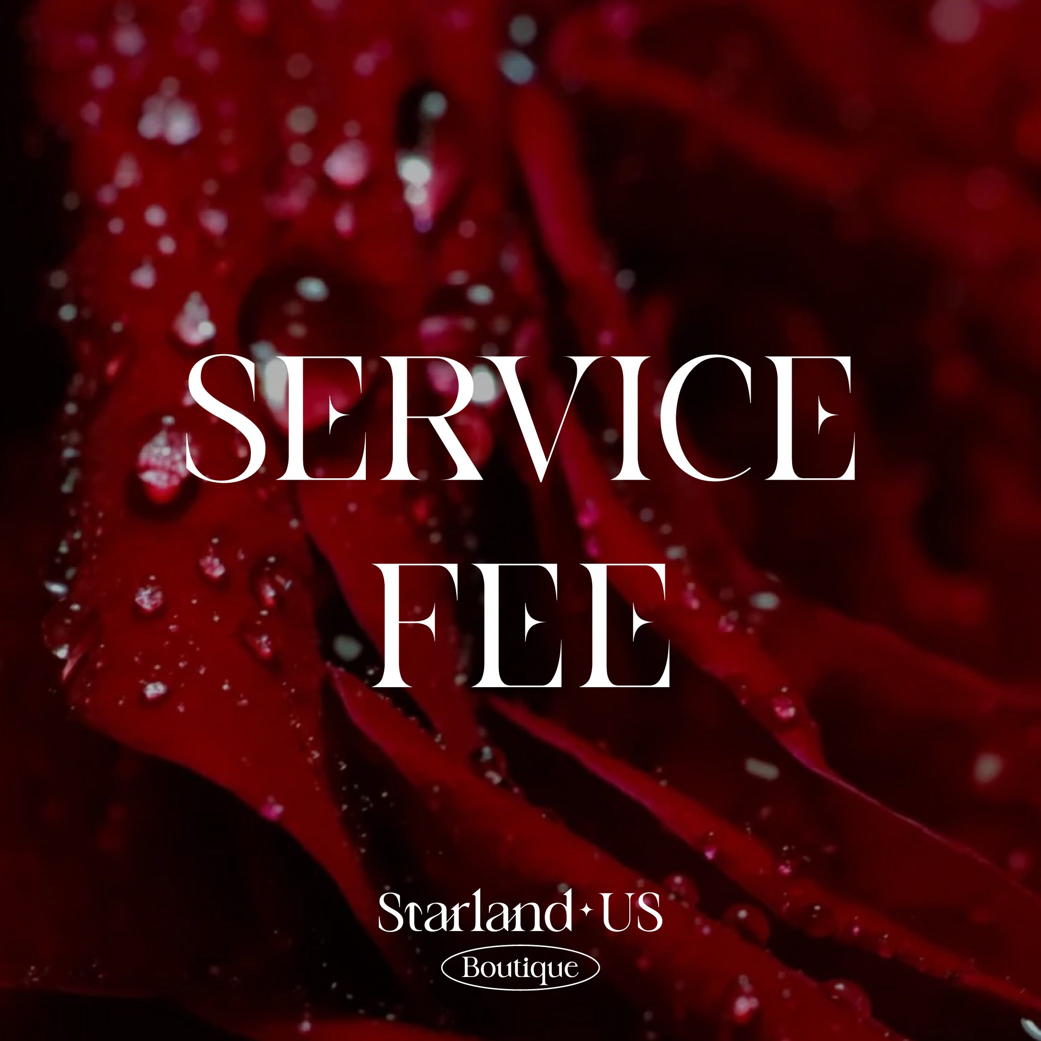 Custom Service Fee for Aaron