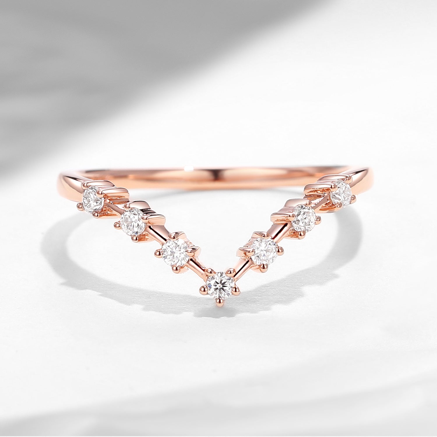Unique Star Wedding Band