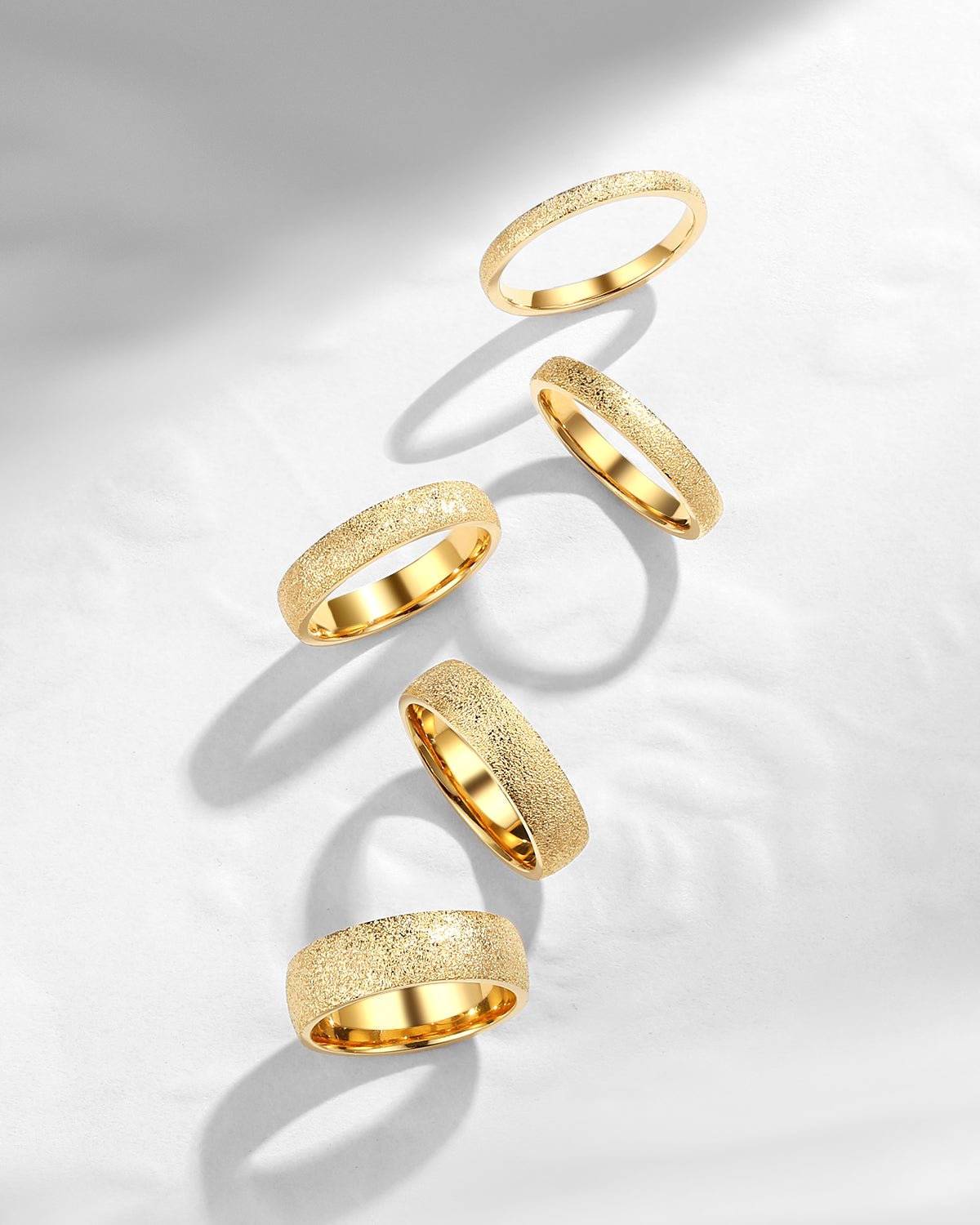 Full Eternity Vintage Solid Gold Wedding Band Promise Ring