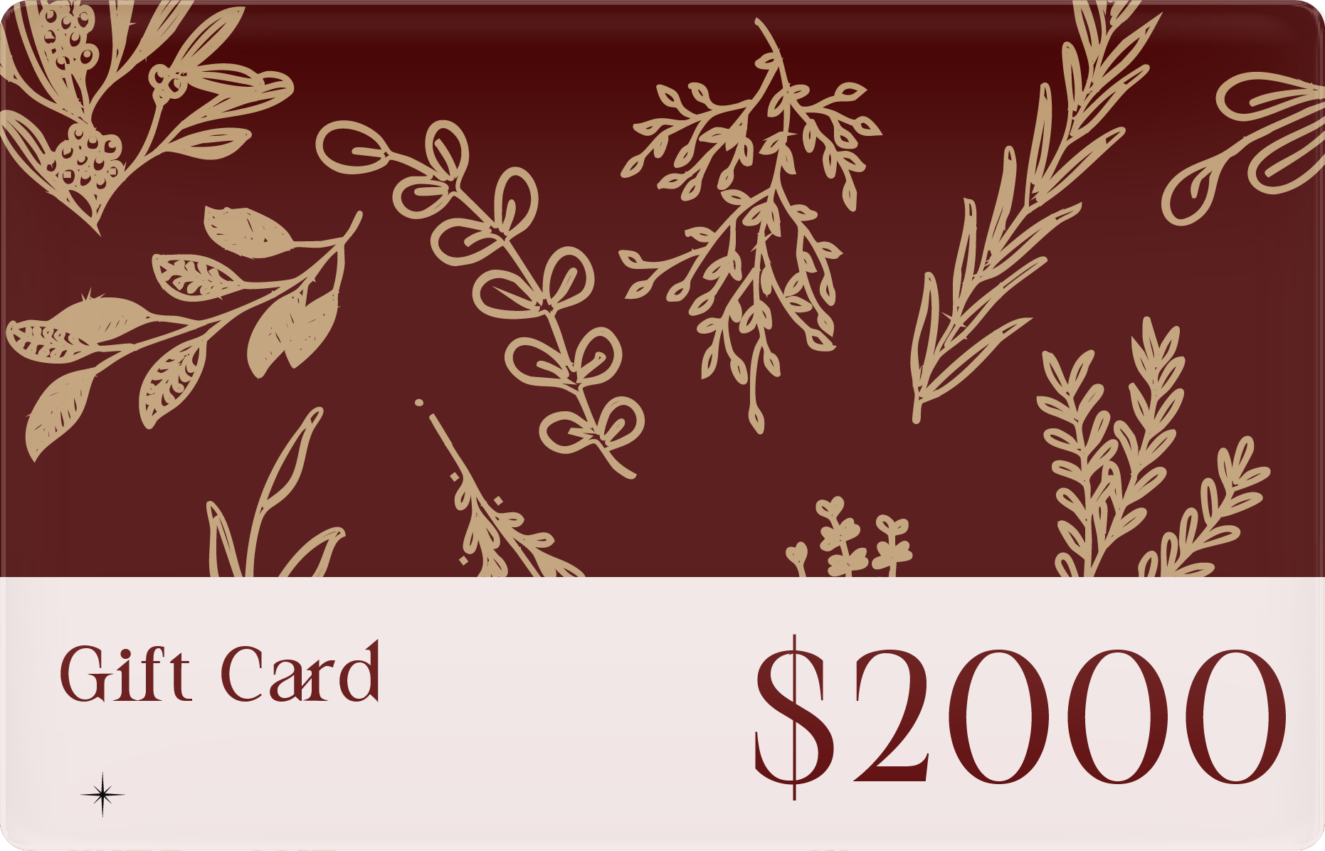Gift Card $2,000