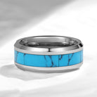Unique Turquoise Wedding Band For Men
