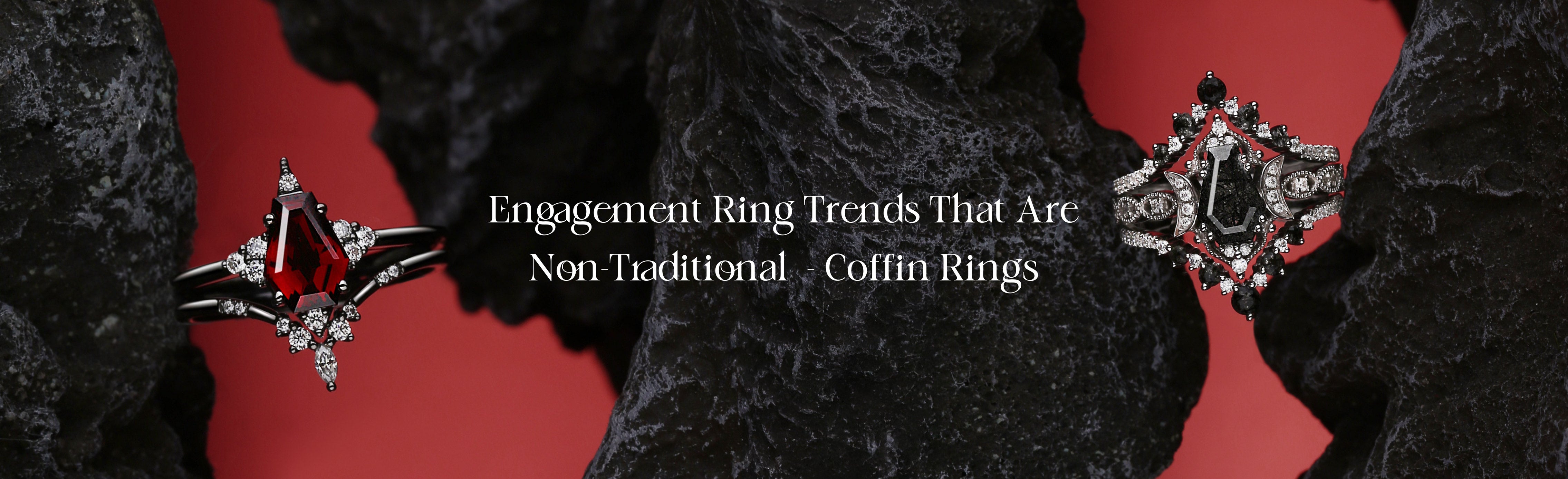 Engagement Ring Trends That Are Non-Traditional  - Coffin Rings