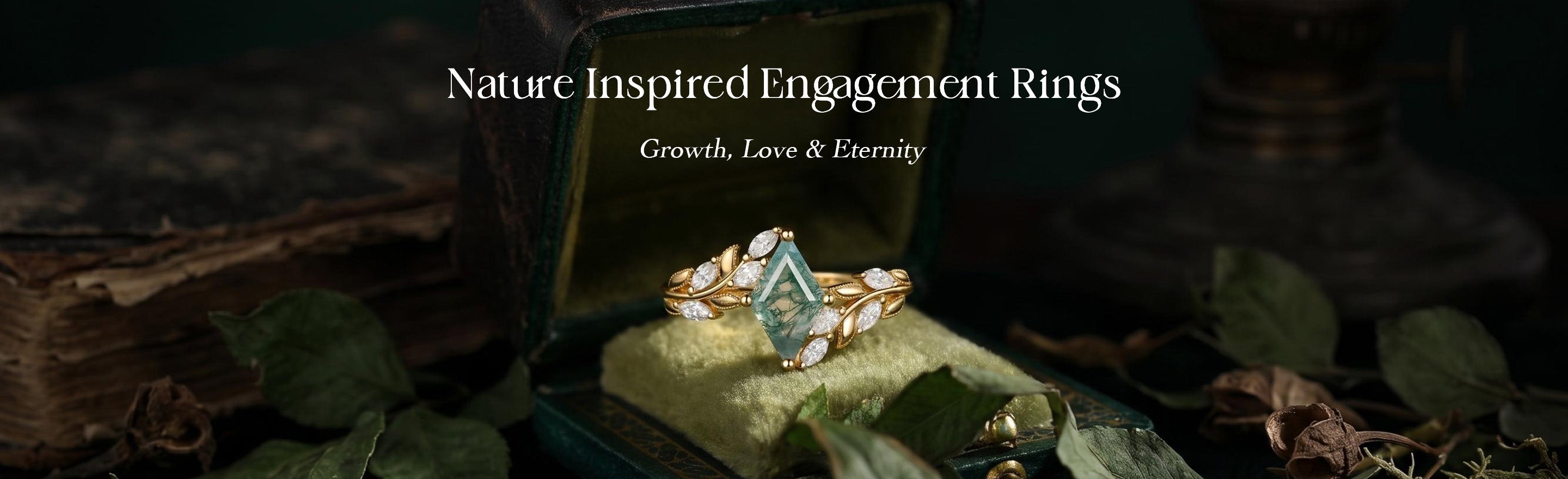 Nature Inspired Engagement Rings: Growth, Love & Eternity