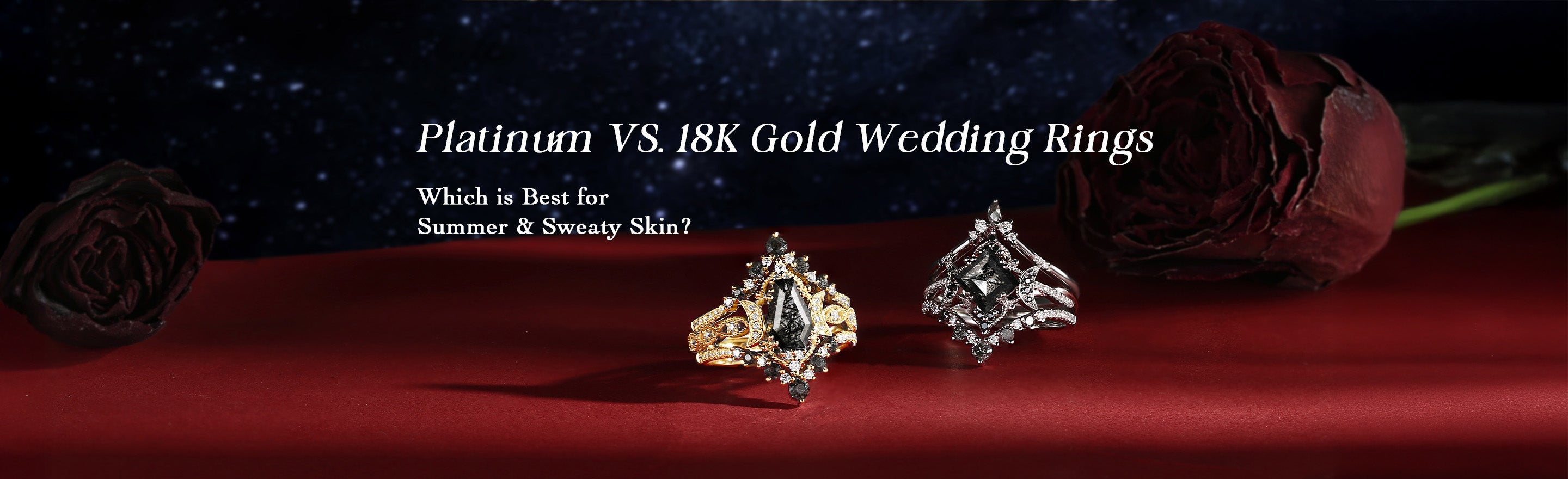 Platinum VS. 18K Gold Engagement Rings: Which is Best for Summer & Sweaty Skin?