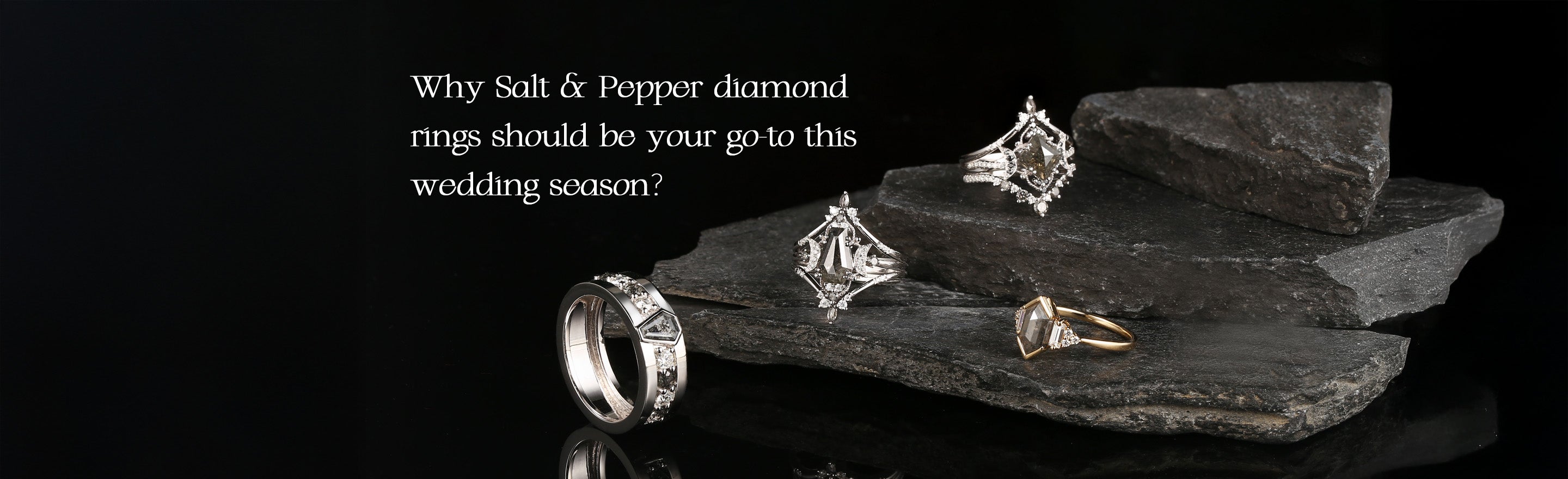 Why Salt and Pepper Diamond Rings Should Be Your Go-To This Wedding Season?