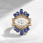 Maximalist Vintage Marquise Moissanite Ring