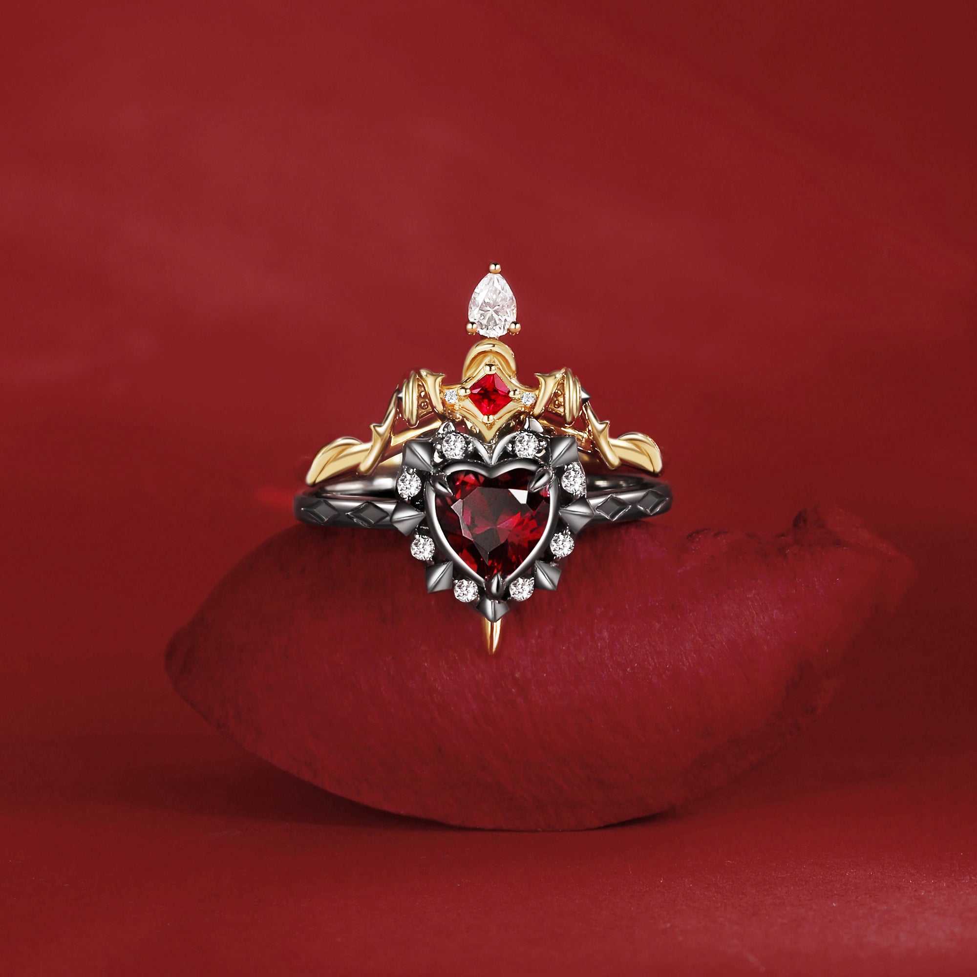 StarlandUS Unique Engagement Rings Gemstones Fine Jewelry